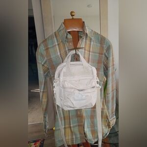 Lauren Ralph Lauren Plaid, Cotton,Button Down Shirt, Size Large